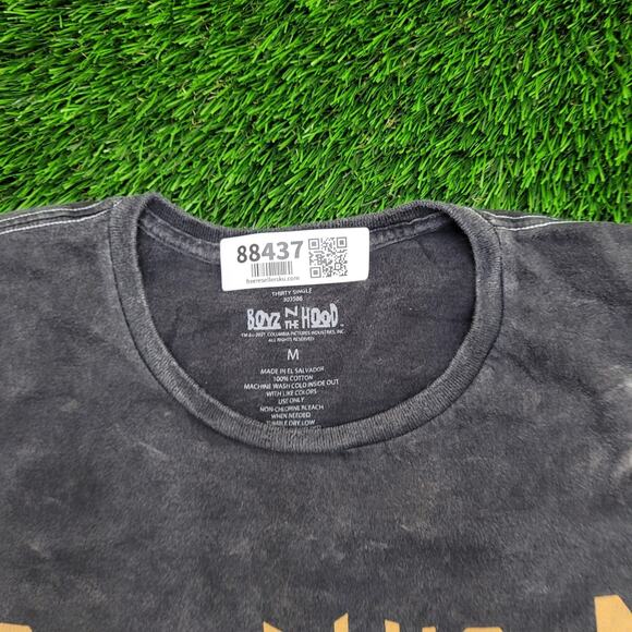Boyz-n-the-Hood Shirt Medium 21x26 90s Faded Black Tee John-Singleton Film - Picture 2 of 11
